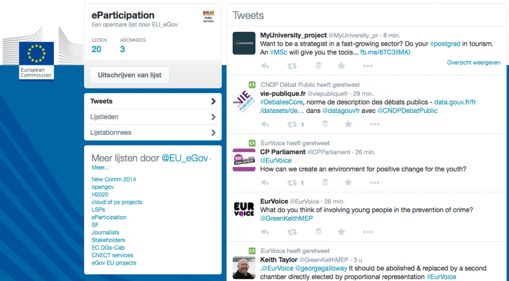 twitterlijst-eparticipation